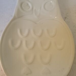 Umbra Moe Takemura Ceramic Owl Spoon Rest